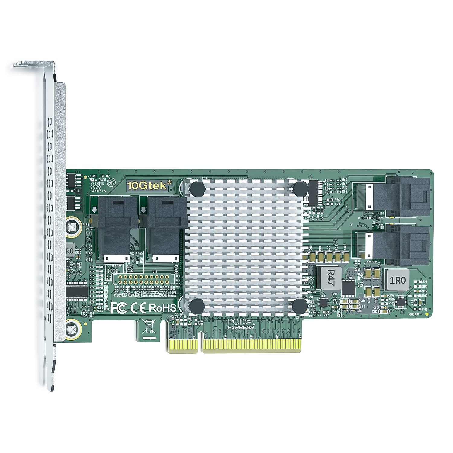 Amazon.co.jp: 10Gtek PCIe to SFF-8643 アダプターカード U.2 SSD/X8